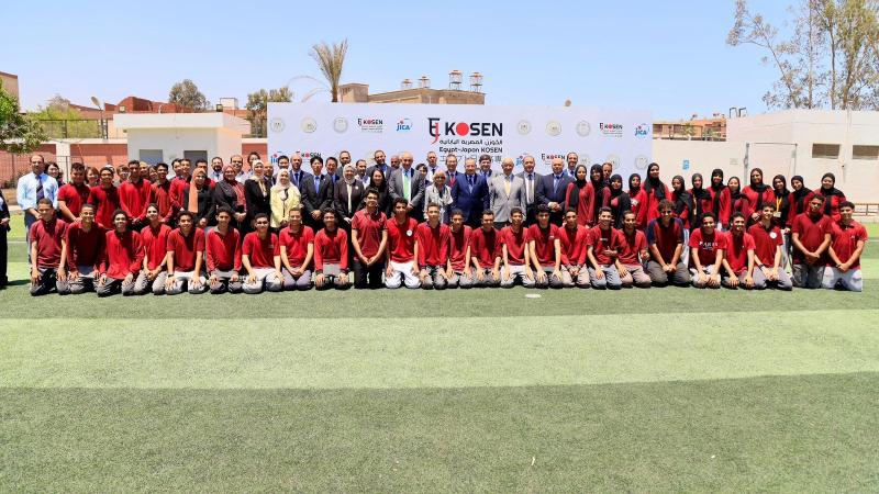وزيرا التربية والتعليم والتعليم العالي والنائب الأول لرئيس ”جايكا” يتفقدون معهد الكوزن المصري الياباني بالعاشر من رمضان