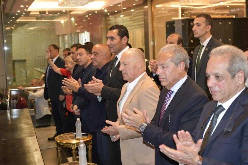 وزير الشباب والرياضة يشهد حفل تكريم المنتخب الوطني باستاد القاهرة بعد الإنجاز التاريخي في كأس العالم